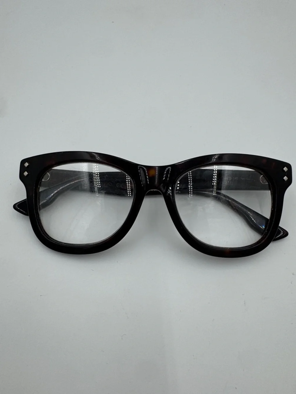 Gucci Black and brown Tortoiseshell Square Sunglasses